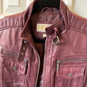 ✅ 💯 Authentic ✅ Michael Kors Leather Jacket